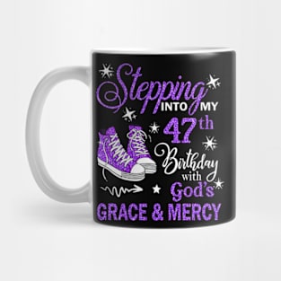 Stepping Into My 47th Birthday With God's Grace & Mercy Bday Mug